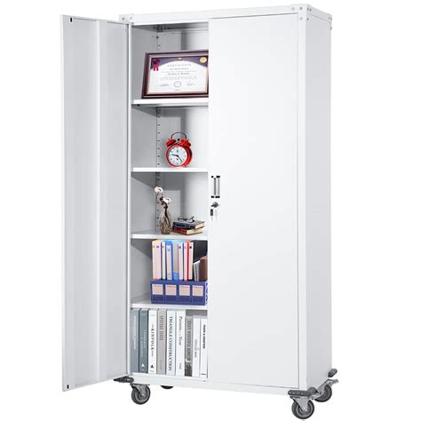 steel white cabinet|white metal cabinets for garage.